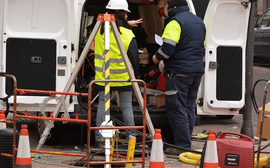camion de pompage Clichy